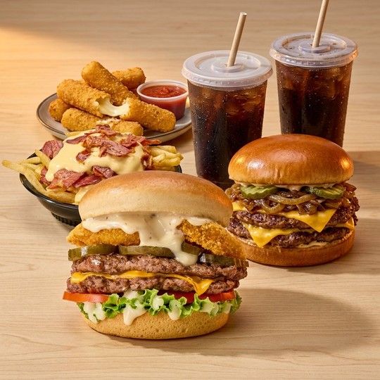 Family Burger Feast for 4