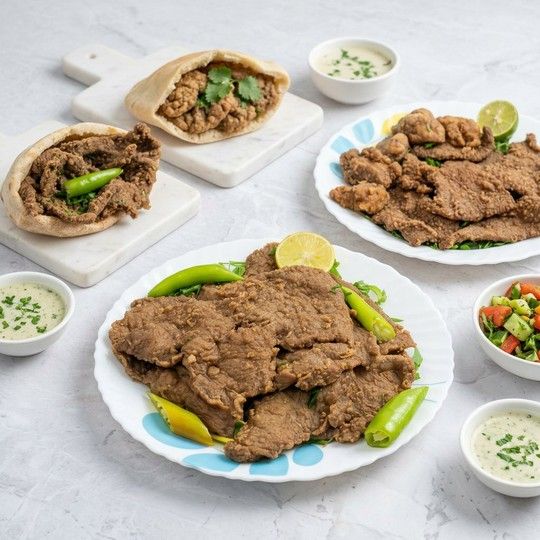 Family Liver & Meshakel Feast for 4