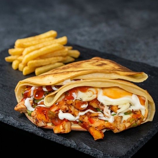 Shish Tawook Crepe Meal