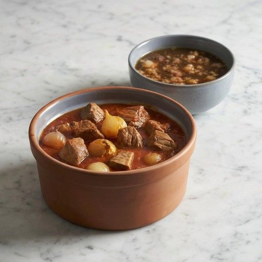 Meat Casserole & Soup