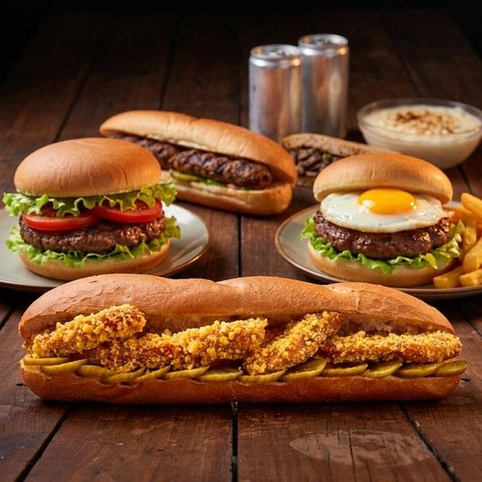 Family Sandwich Feast for 4