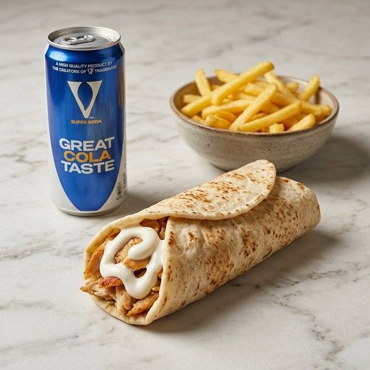Large Chicken Shawerma Meal