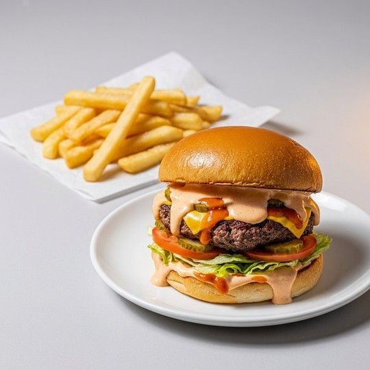 Cheese Burger Meal