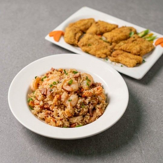 Seafood Rice & Fillet Duo