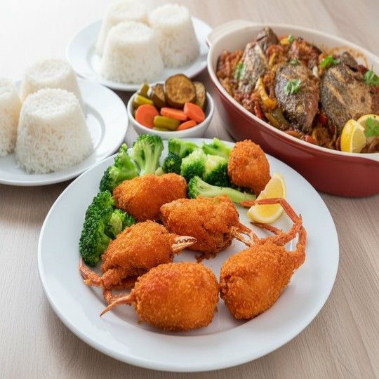 Tilapia & Crab Family Feast for 4