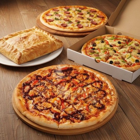Family Pizza & Pie Feast for 4
