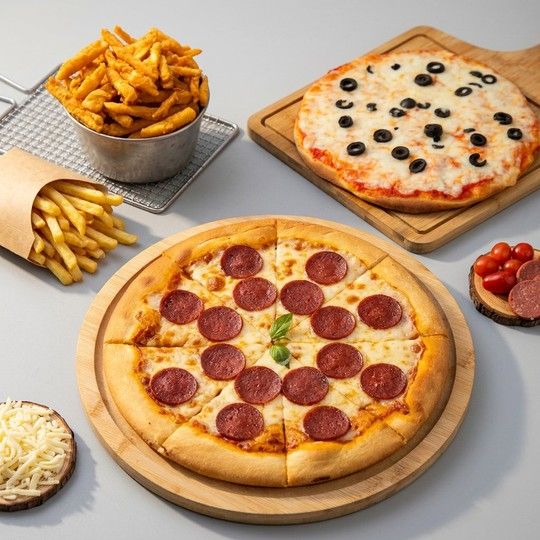Family Pizza Feast for 4