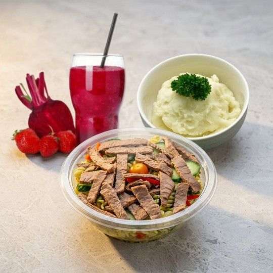 Roast Beef Salad Solo Meal