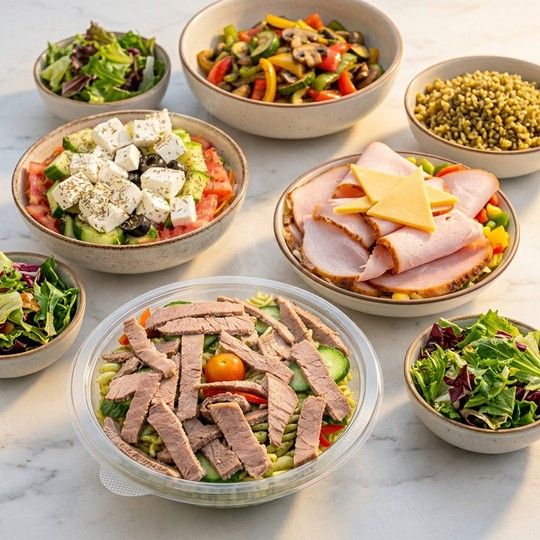 Family Salad Feast for 4