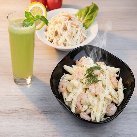 Seafood Alfredo Meal