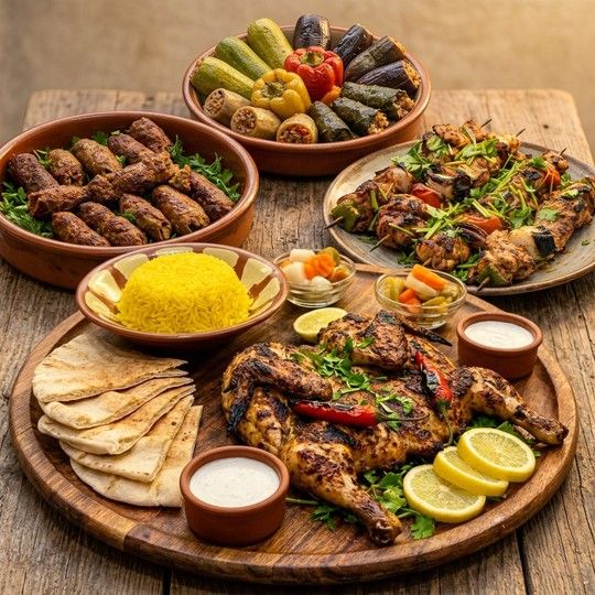 Family Mixed Grill Feast for 4 people