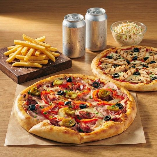 Pizza Lovers Family Feast for 4