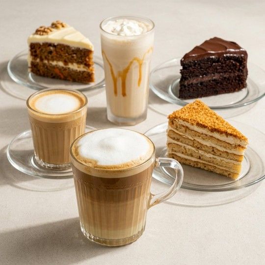Family Dessert & Coffee Feast for 4