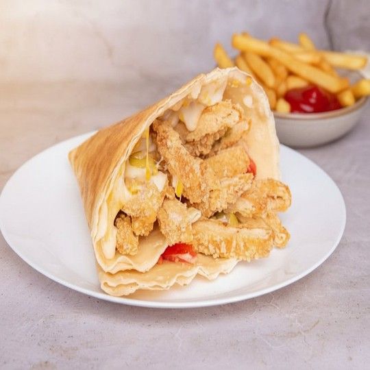 Crispy Chicken Crepe Meal