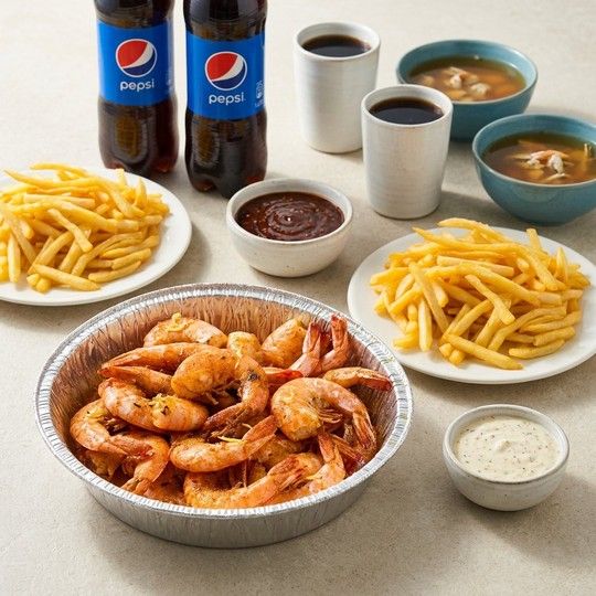 Jumbo Shrimp Family Feast for 4
