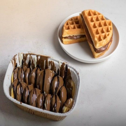 Waffle Sandwich & Mini Pancakes