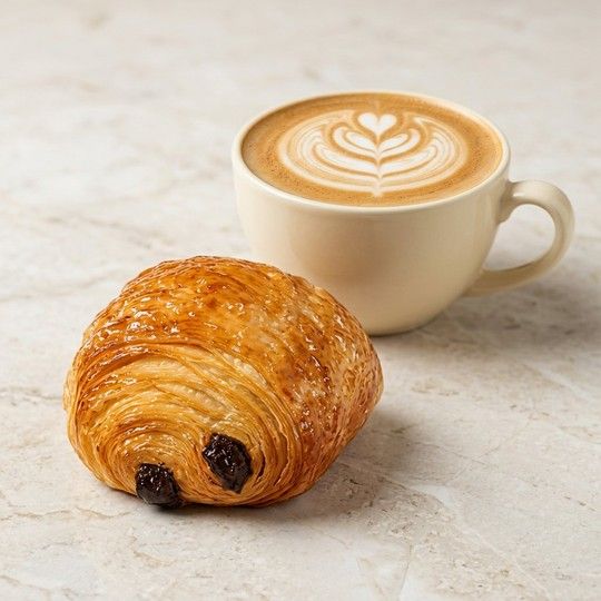 Pain Au Chocolate & Cappuccino