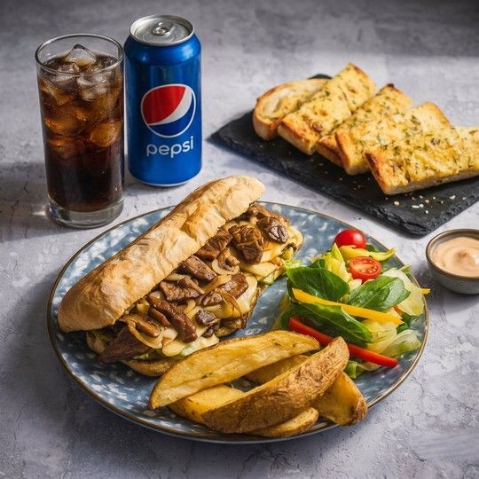 Steak Sandwitch Meal