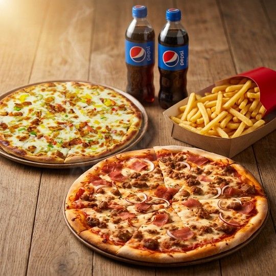 Family Pizza Feast for 4