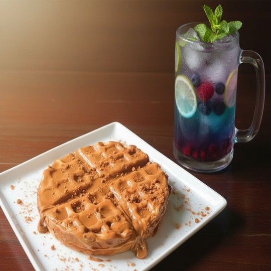 Lotus Waffle & Mojito
