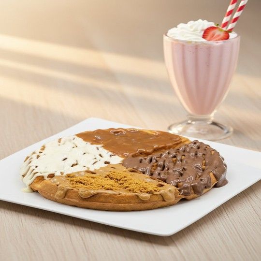 Waffle Four Seasons & Milkshake