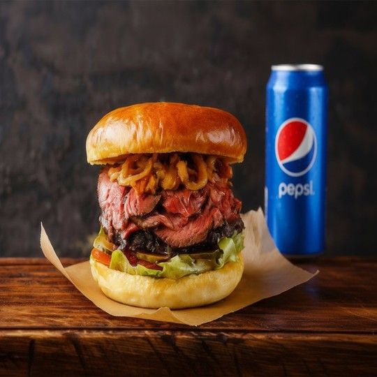 Steak Sandwich & Pepsi Meal