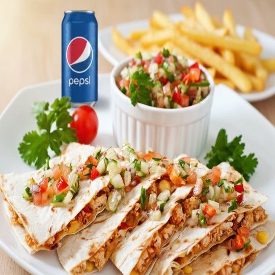 Chicken Quesadilla Sandwich Meal
