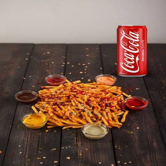 Seasoned French Fries & Coca-Cola