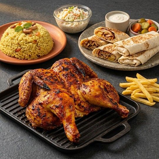 Family Grilled Chicken Feast for 4