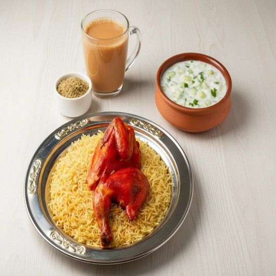 Half Mandi Chicken Meal
