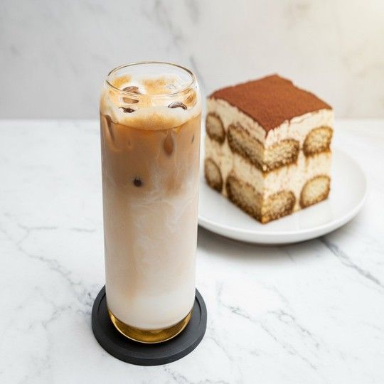 Italian Tiramisu & Iced Latte