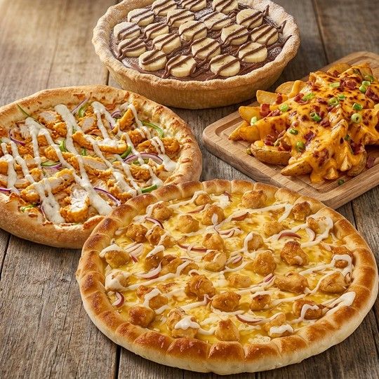 Pizza & Pie Feast for 4