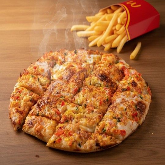 Sausages Oriental Pizza Meal