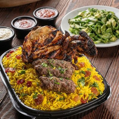Quarter Chicken Kofta Meal