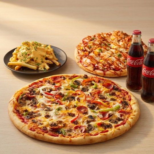 Family Pizza Feast for 4