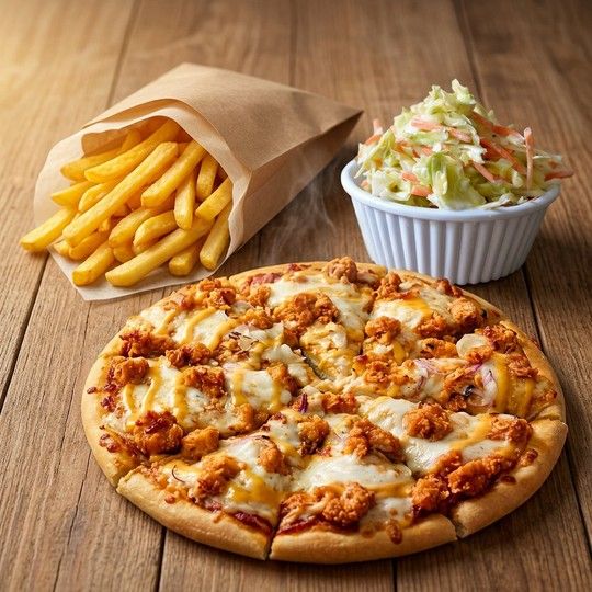 Individual Crunchy Pizza Meal