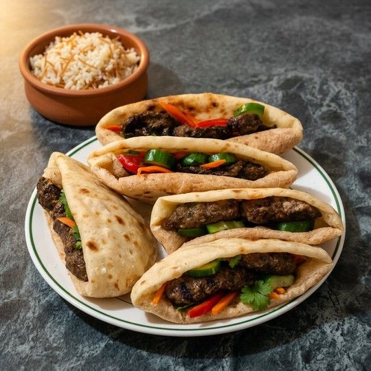 Kofta Sandwich Meal
