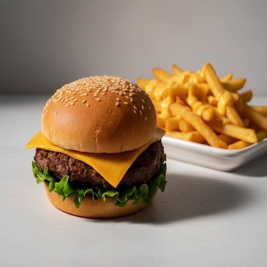 Cheese Burger Meal