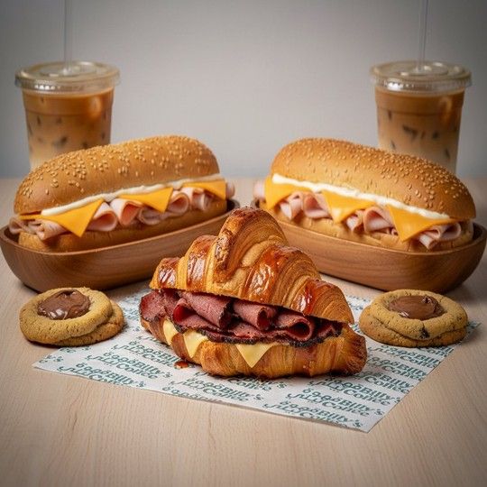 Family Sandwich & Coffee Feast