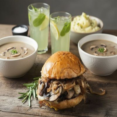 Smash Mushroom Feast for 4
