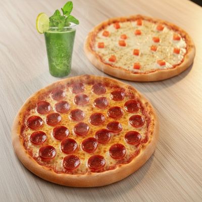 Pepperoni & Cheese Pizza Duo