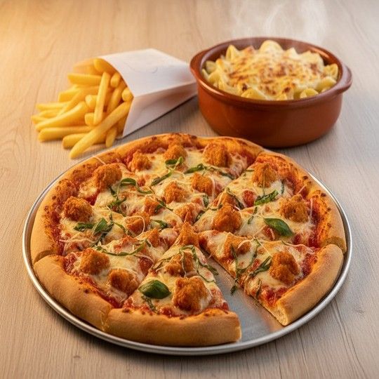 Pasta & Pizza Duo with Fries