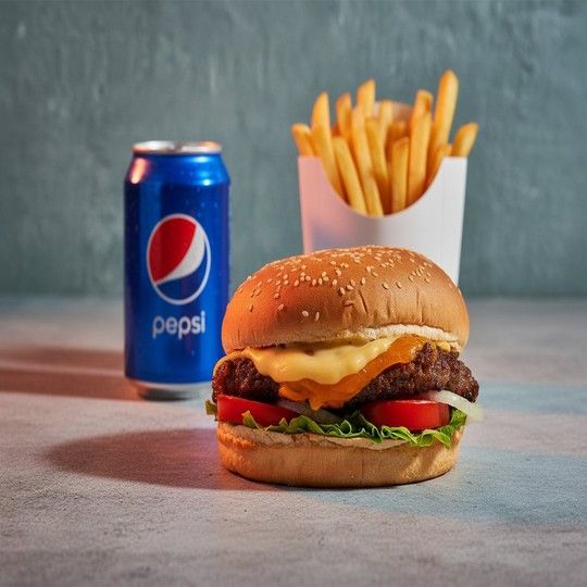 Cheese Burger Meal