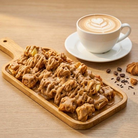 Original Lotus Waffle & Cappuccino