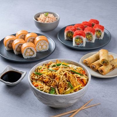 Sushi & Noodles Family Feast for 4