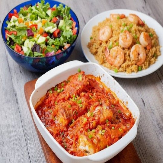 Casserole & Shrimp Rice Combo
