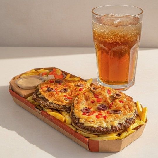 El Moun3esh with Fizzy Drink