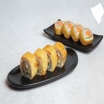 Tempura Salmon Volcano Roll