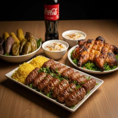 Khaltis Family Feast Grills and mahashi Dishes
