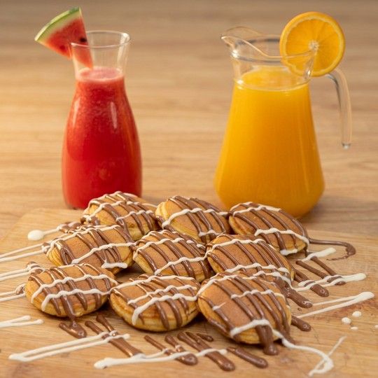 Family Pancake & Juice Feast for 4